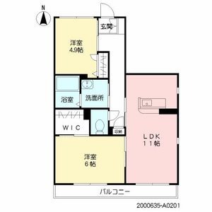 ボヌール　＊＊ A0201号室