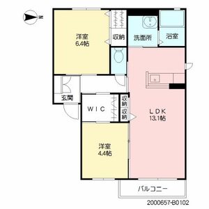 エアホルク　ヴィラ　Ｂ棟　＊＊ B0102号室