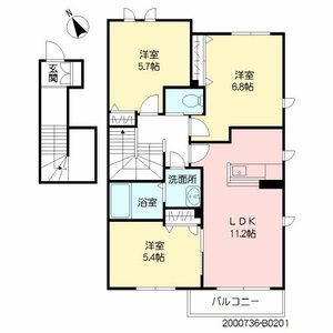 サンミズハ　Ｂ棟　＊ B0201号室