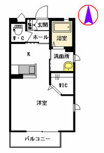 シャーメゾンベシーノ佐大　Ｃ棟　＊ C0101号-2