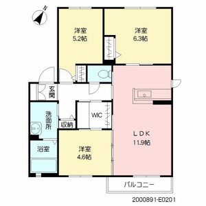 サン・ベレオ　＊＊　Ｅ棟 E0201号室