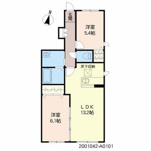 シャーメゾンＫ　＊＊ A0101号室