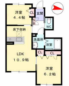 ヴィサージュⅢ　＊ A0102号室