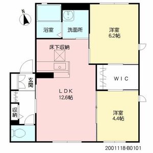 ヴィラ　サニーサイド　Ｂ棟　＊ B0101号室