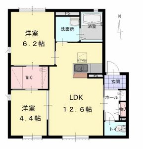 ヴィラ　サニーサイド　Ｂ棟 B0102号室