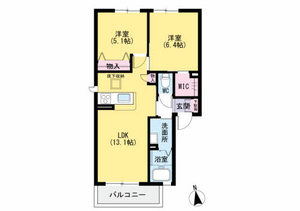 プリマベーラⅡ　Ａ棟　＊ A0201号室