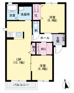 パストラーレ潤崎　Ｃ棟　＊＊ C0201号-15