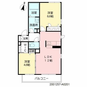 ヴィラ・クレール　＊＊ A0201号室