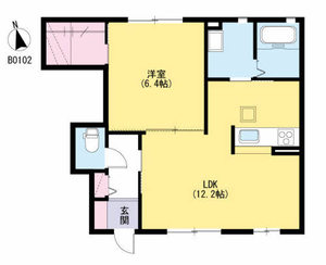 ＫーＳＵＮＳ　Ｂ棟　＊ B0102号室