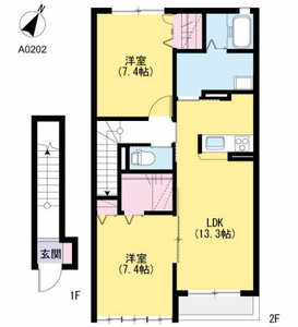 クレストールアベニュー　Ⅰ棟　＊＊ A0202号室