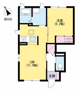 シャーメゾン　ＹＴＹ　Ｂ棟 B0101号室