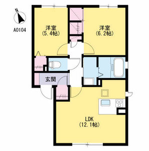 パルテール・ヴィラⅡ　＊＊ A0104号室