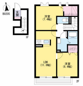 リバーサイド福津 B棟 * B0205号-15