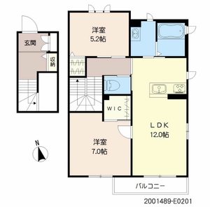 Ｆ・フラッツ鳥栖　Ｅ棟　＊ E0201号-16