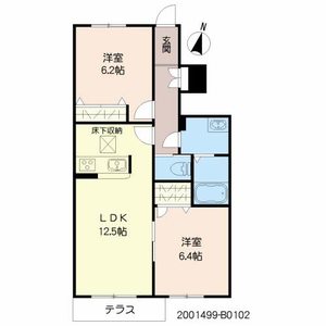 スリーゼⅡ棟 B0102号室