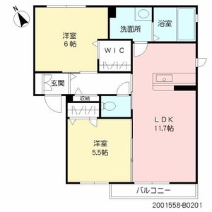 Ｅｌｅ－Ｇａｒｄｅｎ　Ｂ棟　＊ B0201号室