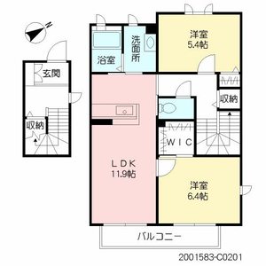 クラヴィエ石坂　Ｃ棟　＊ C0201号-16