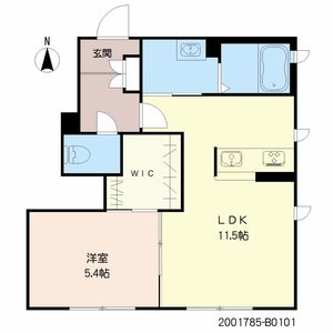 シャーメゾン国分 B棟 ** B0101号-16