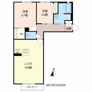 ラフィーネメゾン本町公園　Ｃ棟 C0204号室
