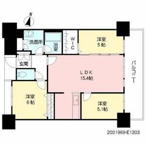 プライムメゾン　セントラルパーク E1303号室