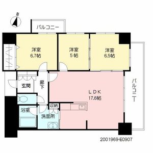 プライムメゾン　セントラルパーク E0907号室