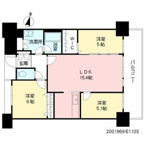 プライムメゾン　セントラルパーク E1103号室