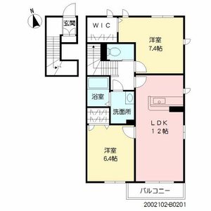 エクラージュ松江　Ａ棟　＊ A0201号室