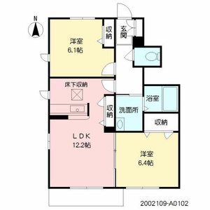 ボナール・Ｋ　＊＊ A0102号室