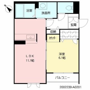 ヴィラウィステリア門司　Ａ棟　＊ A0201号室
