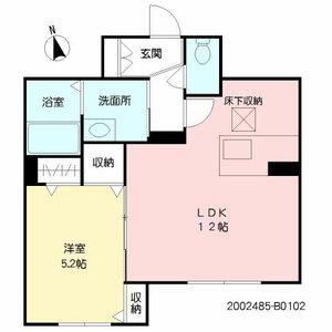 ベレオＴＯＫ　Ｂ棟　＊ B0102号室