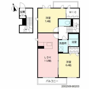 グランメゾン天領　Ｂ棟　＊ B0203号室