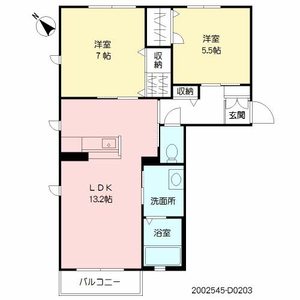 ＮＡＤＹＡⅡ　Ｄ棟 D0203号室