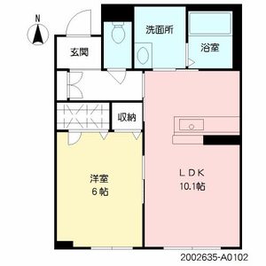 クラングⅡ　＊＊ A0102号室