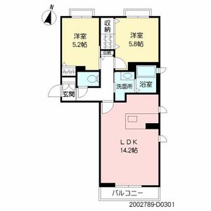 メゾン・ド・アマルフィ　Ⅱ棟　＊＊ D0301号-13