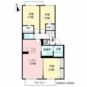 ブラン・ベレオ　＊ A0202号室