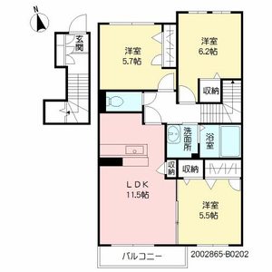 Ｒｅｃｏｔｔ辛島　弐番館　＊ B0202号室