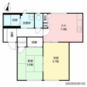 バリュージュ富の原　　Ｄ棟 D0102号室