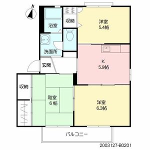 レジデンス幸　Ｂ棟 B0201号室