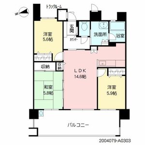 パーク・サンリヤン博多の森Ⅲ番館　３０３ A0303号-16
