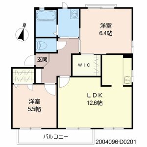 フォーレスなかま　Ｄ棟　＊＊ D0201号室