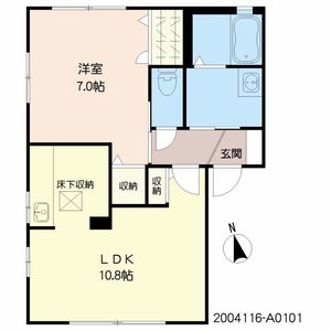 ディアス帆足　Ａ棟　＊＊ A0101号室