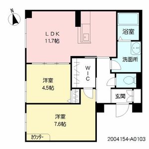 シャーメゾン出来島　＊ A0103号室