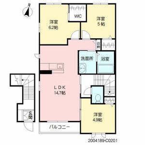 シャンティ　Ｃ棟　＊ C0201号-16