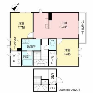 シャーメゾン茶屋の先Ⅱ A0201号室