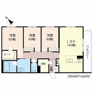 若宮シャーメゾン A0202号室