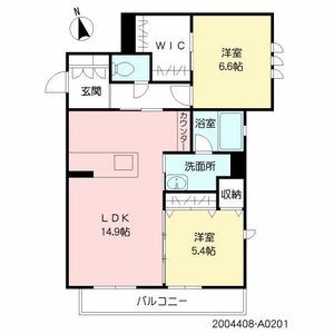 シャーメゾン江津湖　＊ A0201号室