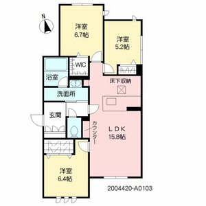 ベレオ南春日町　＊ A0103号室