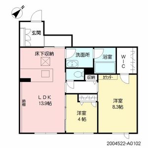 ＦＲＥＵＤＥ帯山西 A0102号室