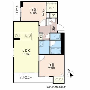 シャーメゾン日之出　＊＊ A0201号室