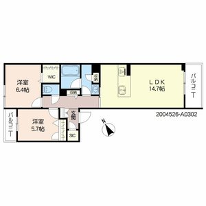 シャーメゾン日之出　＊＊ A0302号-16